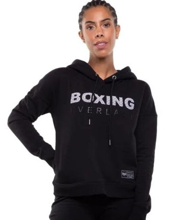 Poleron Everlast Tweed Mujer Negro