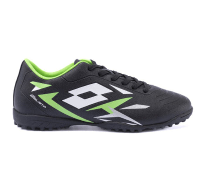 Zapatilla Fútbol Lotto Solista Tf Hombre Negro/Verde