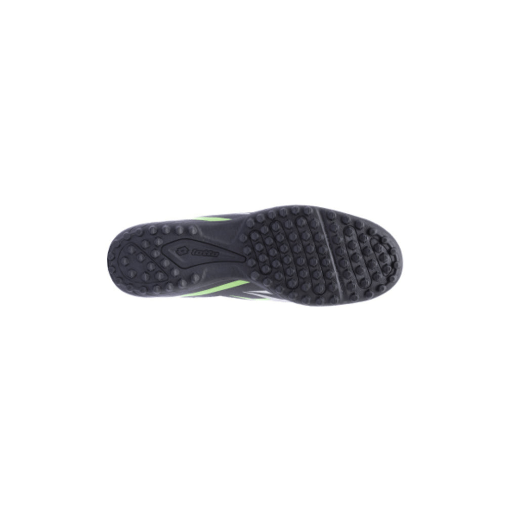 Zapatilla Fútbol Lotto Solista Tf Hombre Negro/Verde