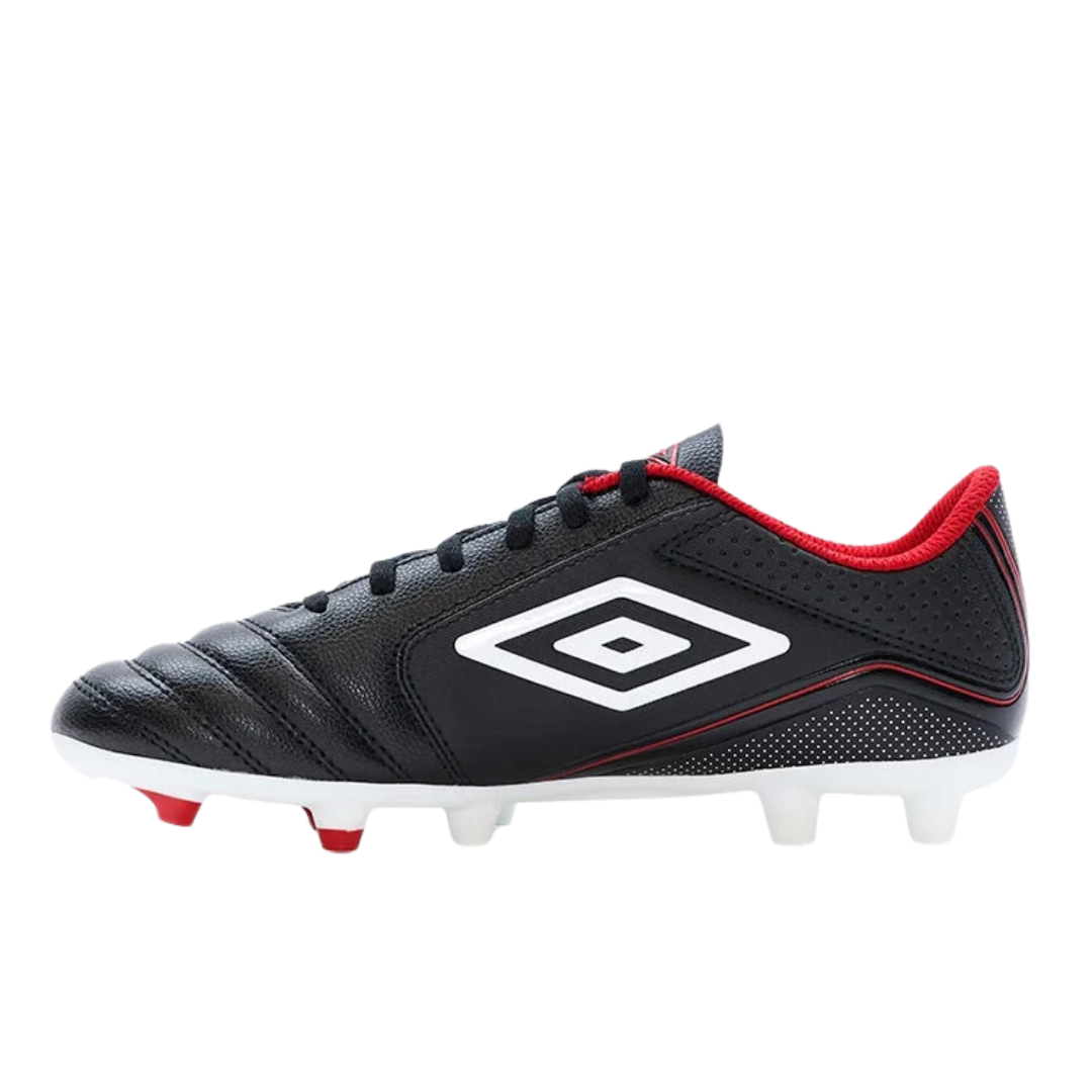Zapatos Fútbol Umbro Classico FG Junior Negro/Blanco/Rojo