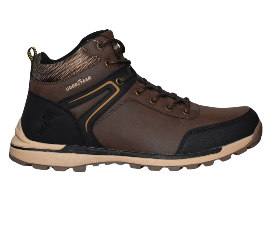 Zapatilla Goodyear Toez Hombre Café/Negra