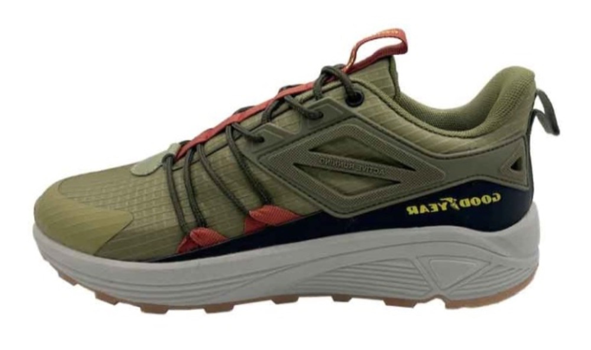 Zapatilla Goodyear Trail Running Fubber Hombre Verde Olive