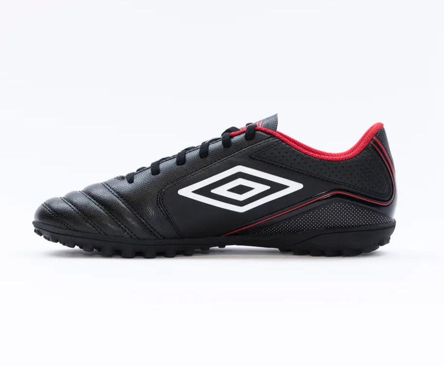 Zapatilla Fútbol Umbro Classico TF Hombre Negro/Blanco/Rojo