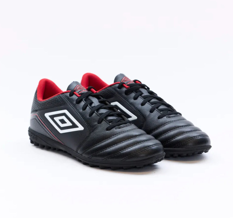 Zapatilla Fútbol Umbro Classico TF Hombre Negro/Blanco/Rojo