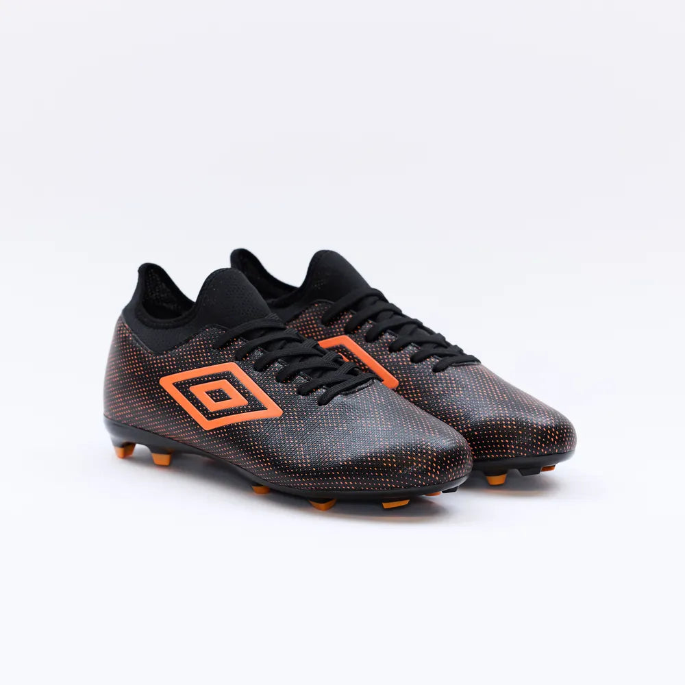 Zapatos Fútbol Umbro Classico FG Hombre Negro/Naranjo