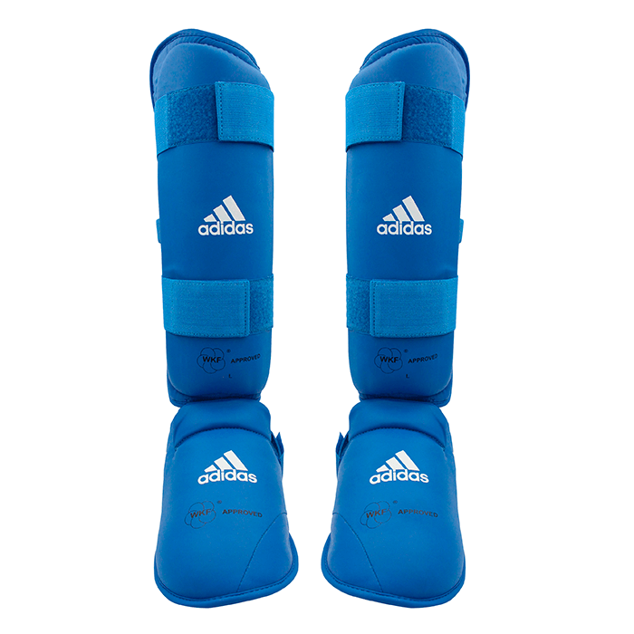 Canillera Karate Adidas C/Empeinera Acolchada Azul