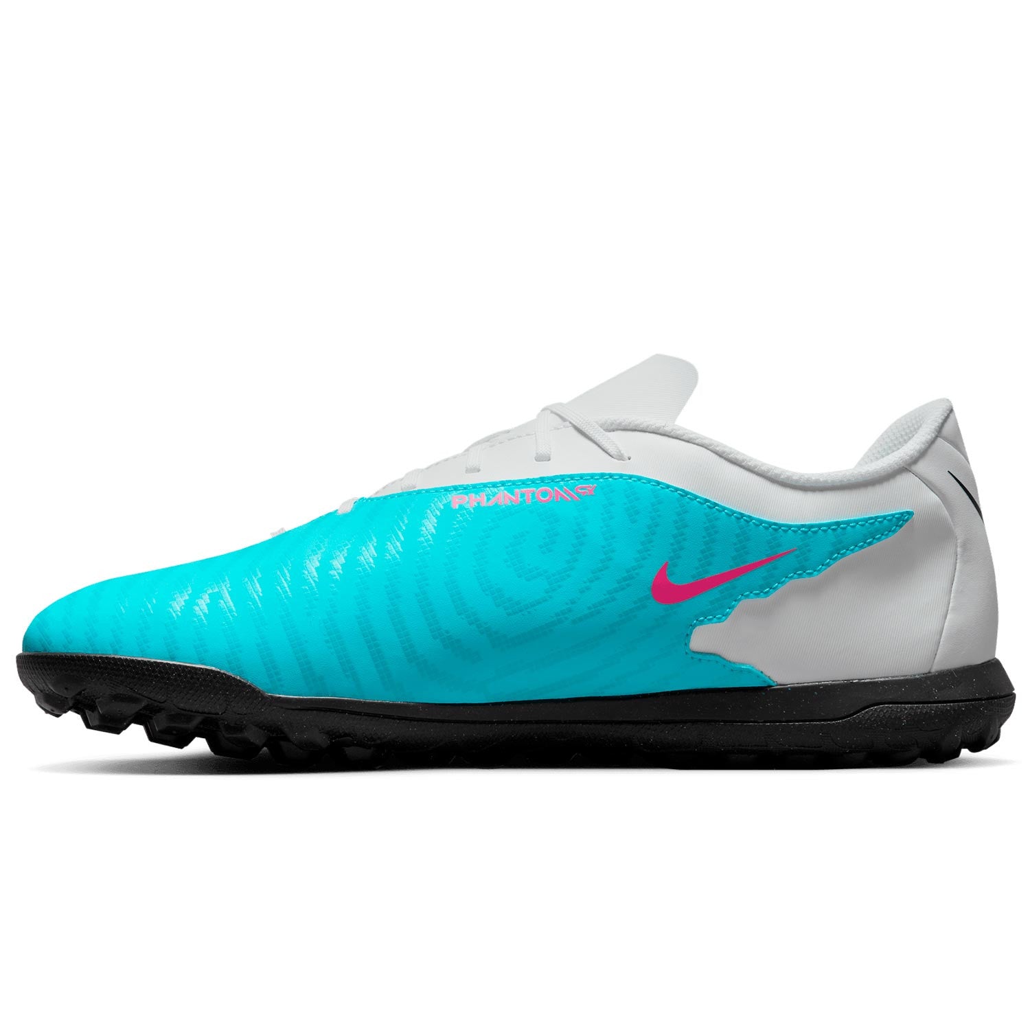 Zapatilla Nike Phantom GX Club TF Blanca/Celeste