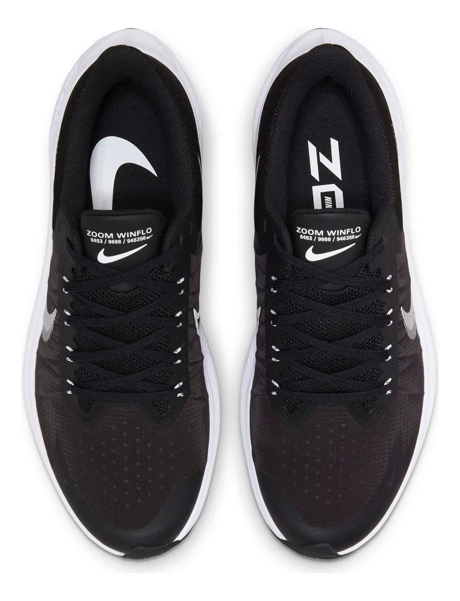 Zapatilla Nike Zoom Winflo 8 Hombre Negro/Blanco
