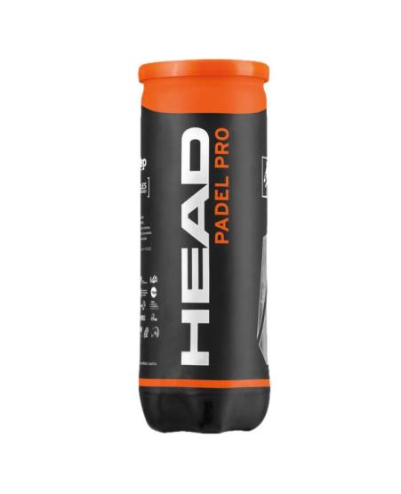 Pelotas Padel Head Mod 3B Pro Amarillo
