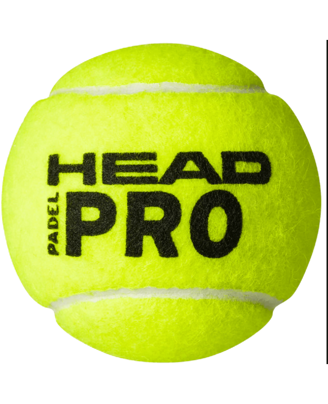 Pelotas Padel Head Mod 3B Pro Amarillo