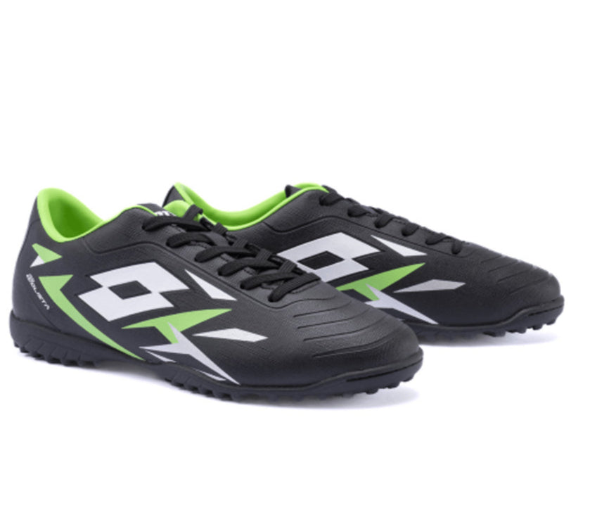 Zapatilla Fútbol Lotto Solista Tf Hombre Negro/Verde