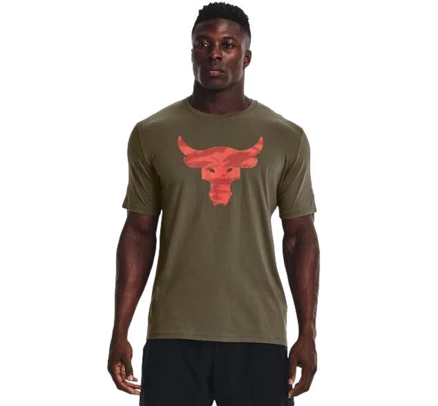 Polera Under Armour The Rock Hombre Verde