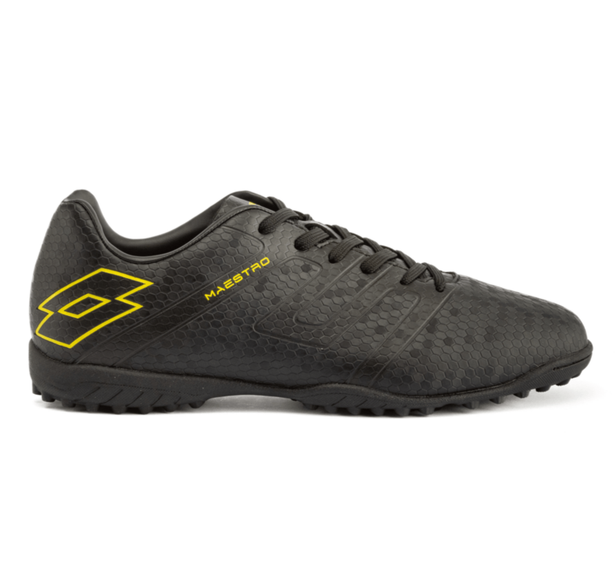 Zapatilla Baby Fútbol Lotto Maestro Tf Hombre Negro/Amarillo