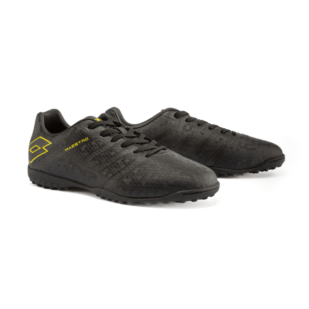Zapatilla Baby Fútbol Lotto Maestro Tf Hombre Negro/Amarillo