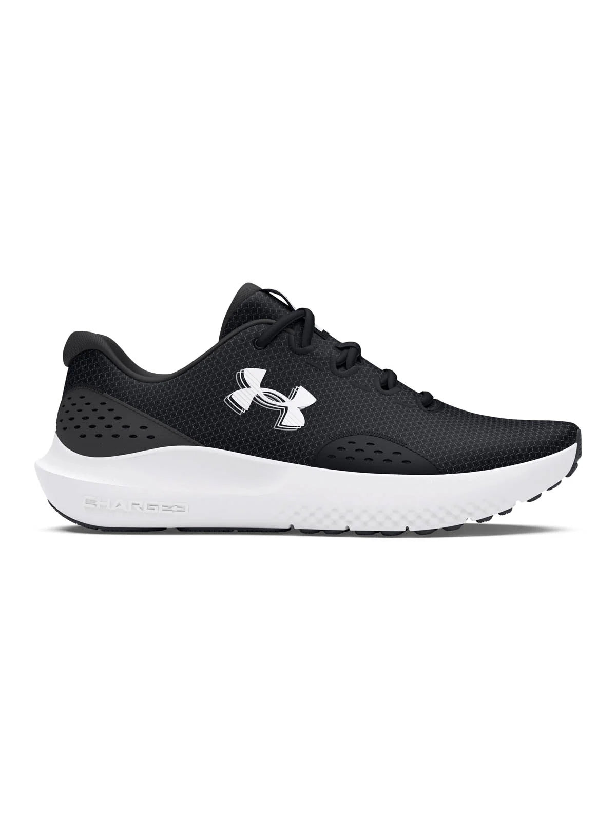 Zapatilla Under Armour Surge 4 Hombre Negro/blanco