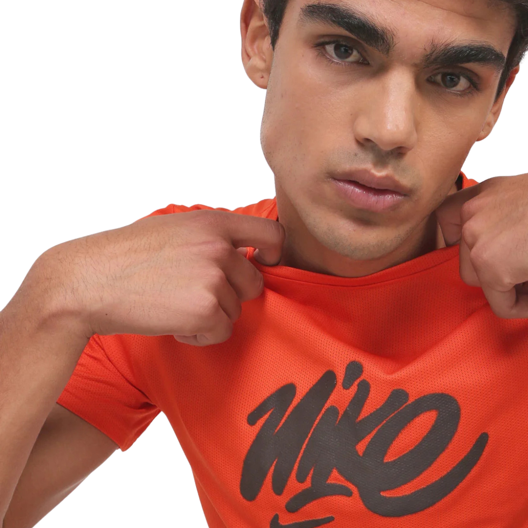 Polera Nike Dri-FIT Wild Run Hombre/Mujer Naranja