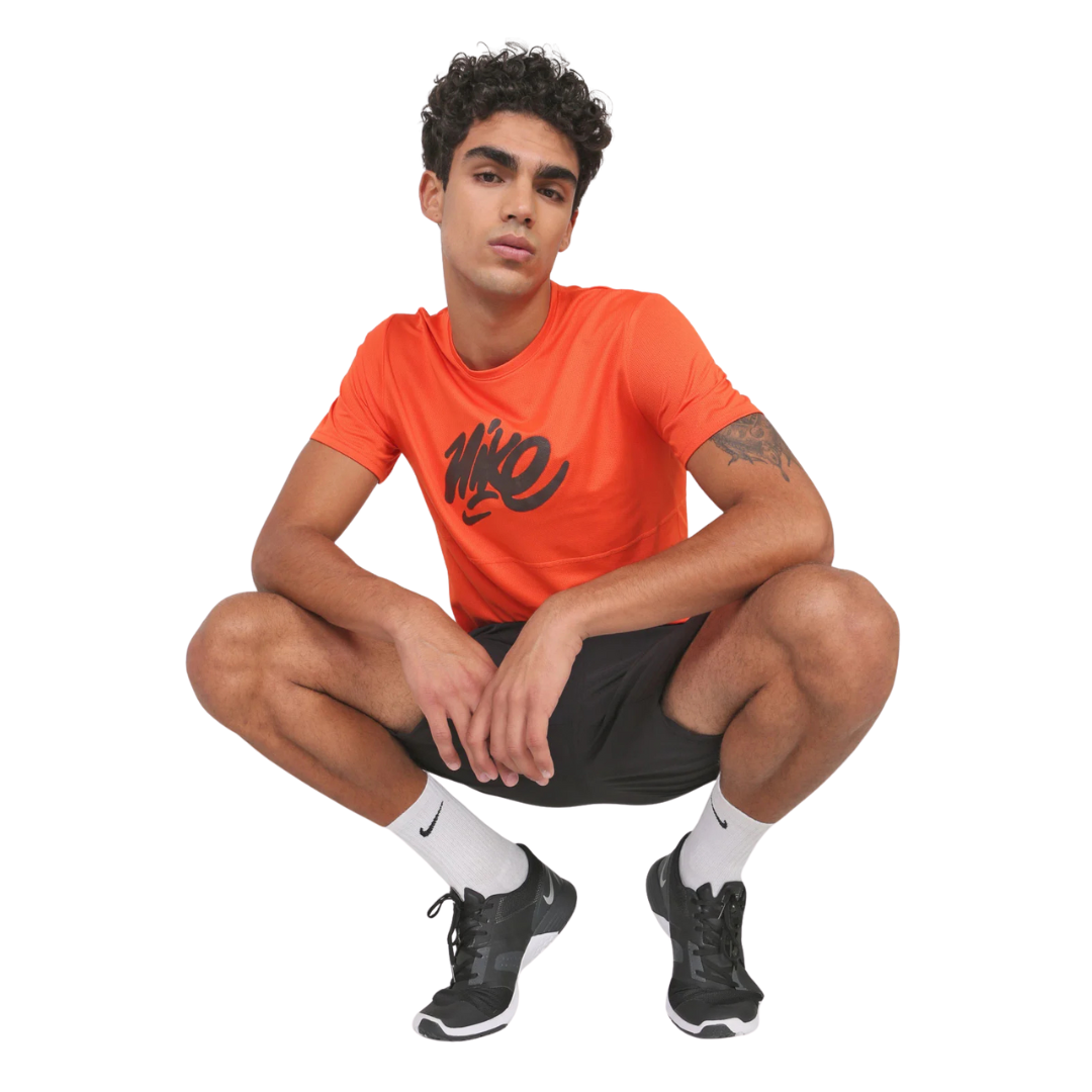 Polera Nike Dri-FIT Wild Run Hombre/Mujer Naranja