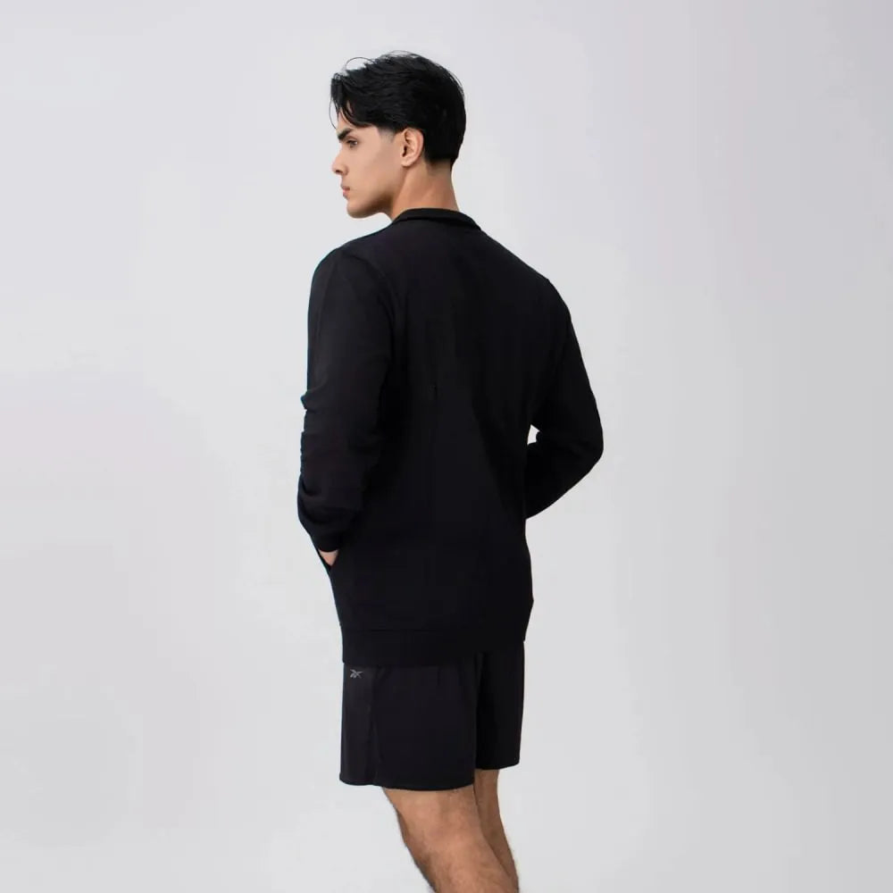 Casaca Reebok Classics Smal Logo Hombre Negro/Navy