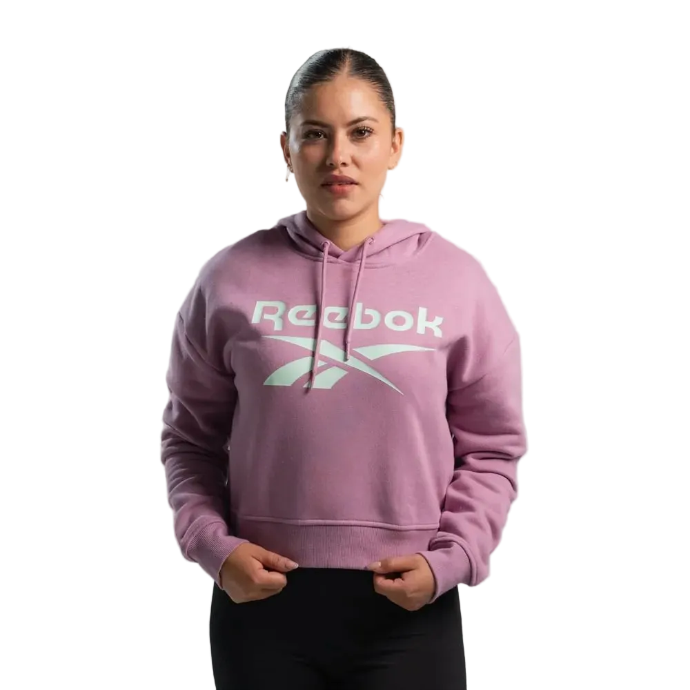 Polerón Classics Big Logo Fleece Mujer Rosa/Negro