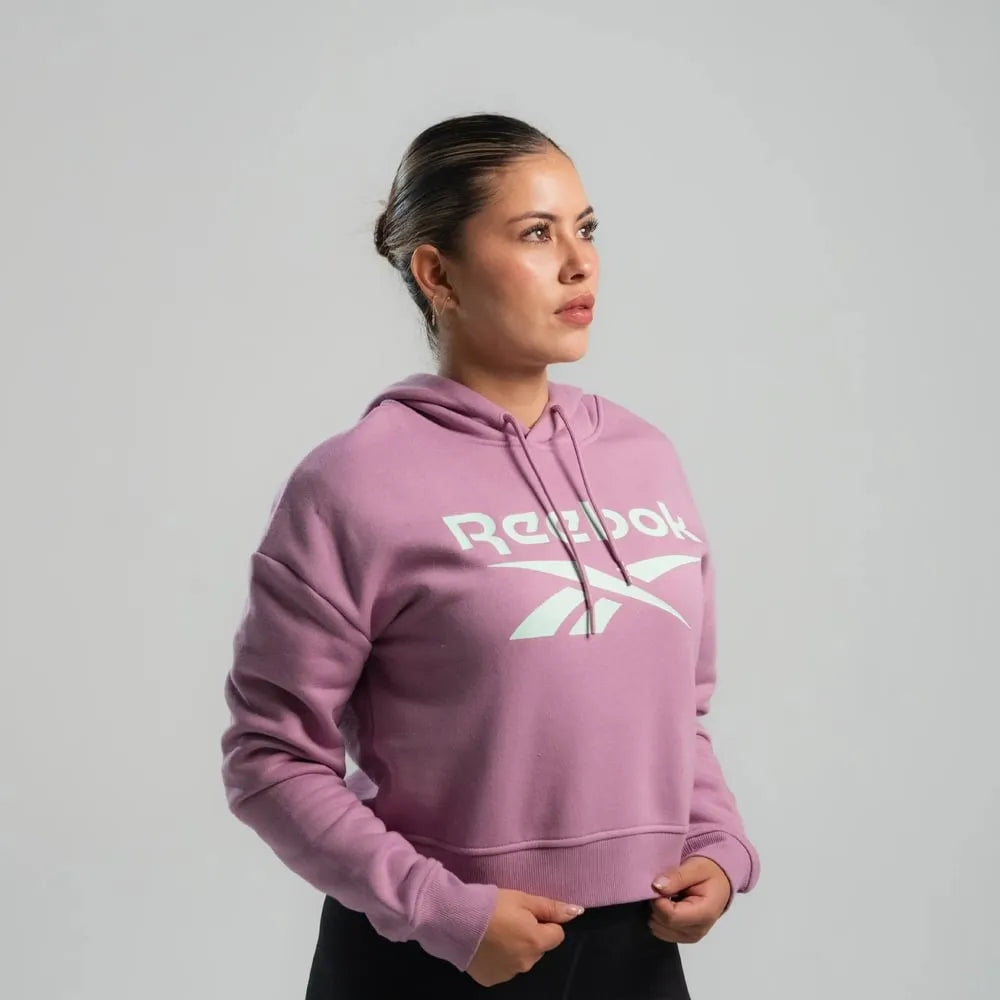 Polerón Classics Big Logo Fleece Mujer Rosa/Negro