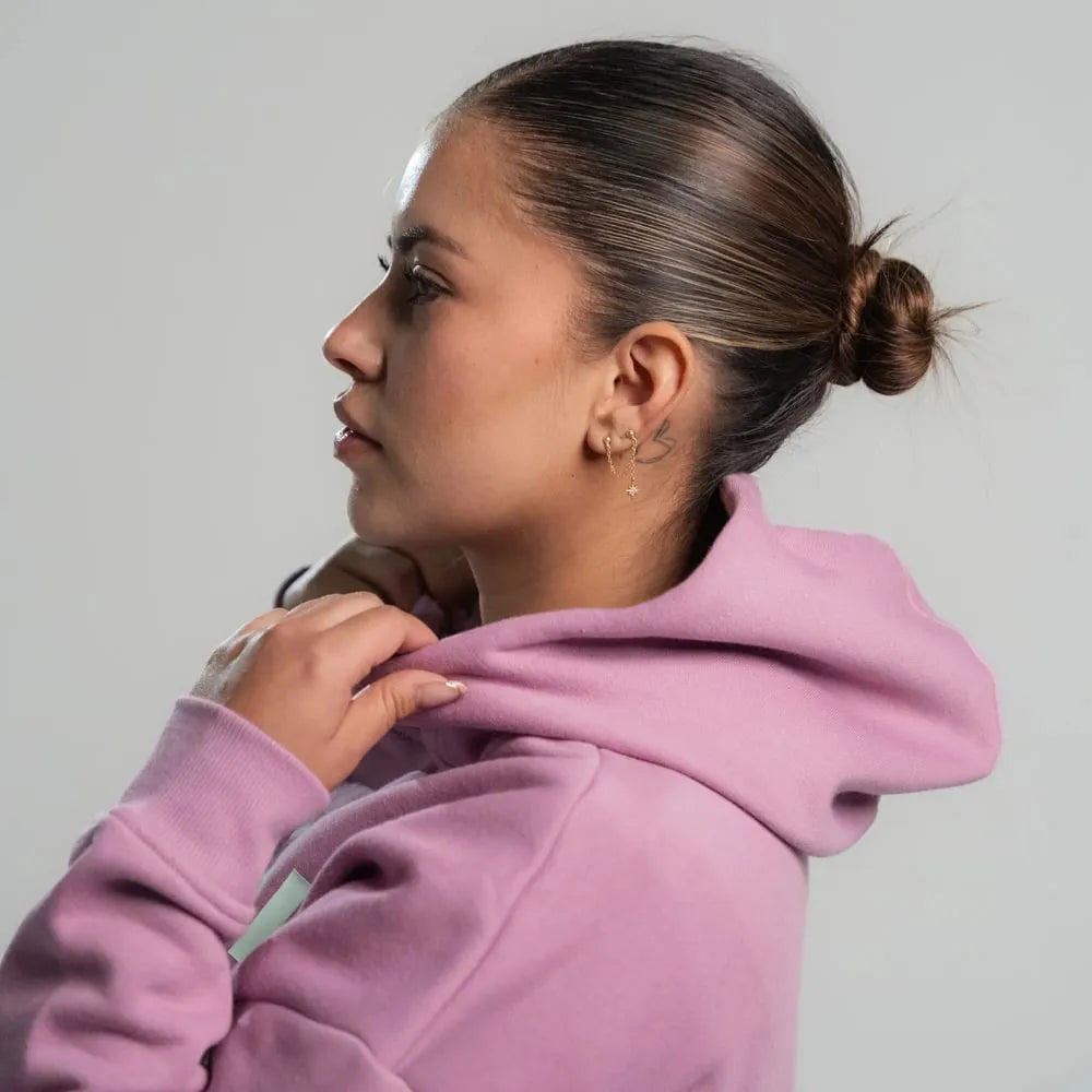Polerón Classics Big Logo Fleece Mujer Rosa/Negro