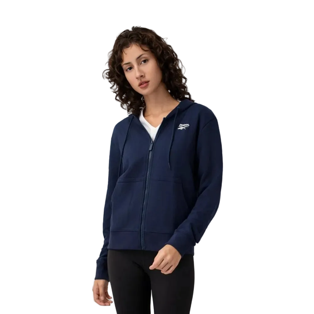 Polerón Reebok Classics Small Logo Mujer Navy/Negro