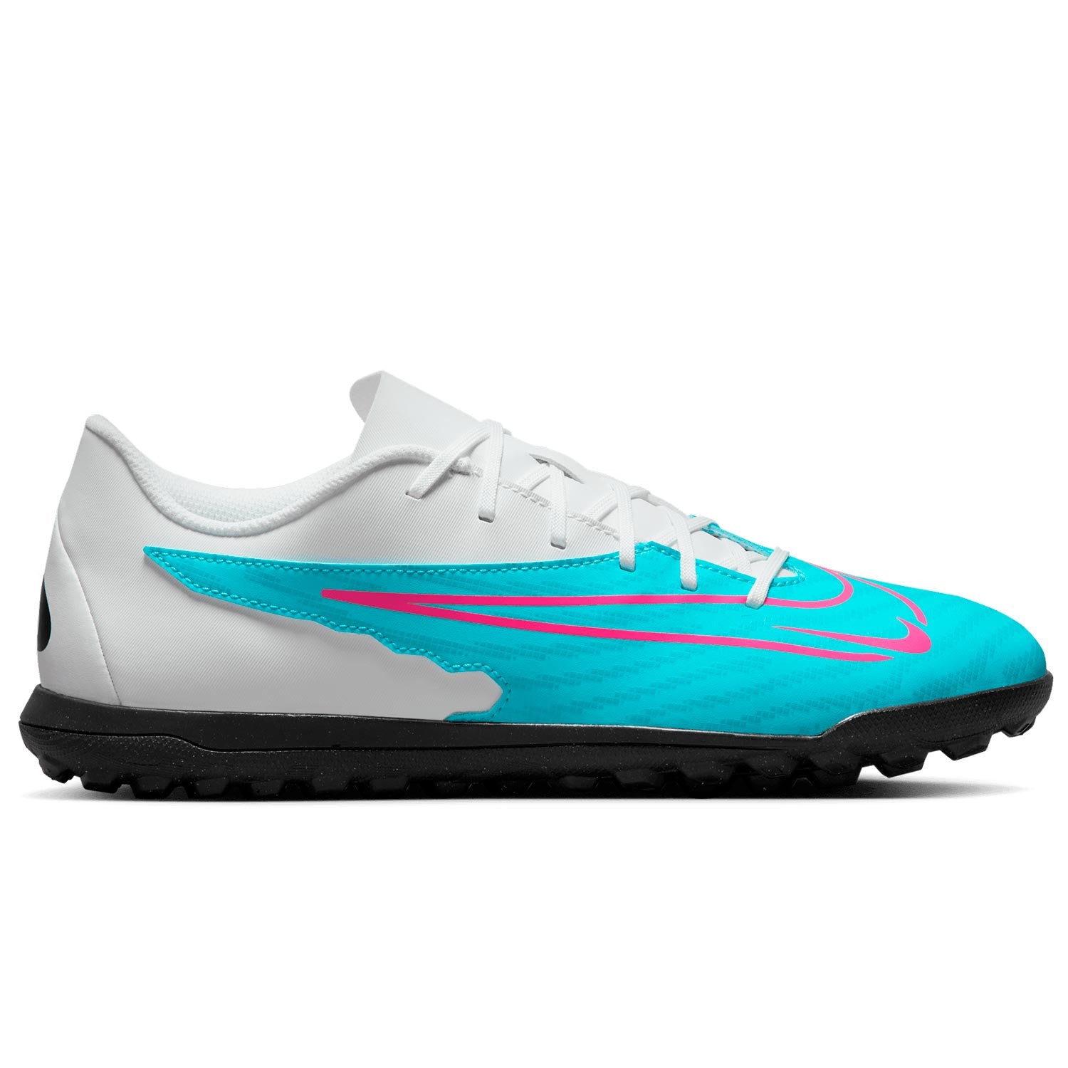 Zapatilla Nike Phantom GX Club TF Blanca/Celeste