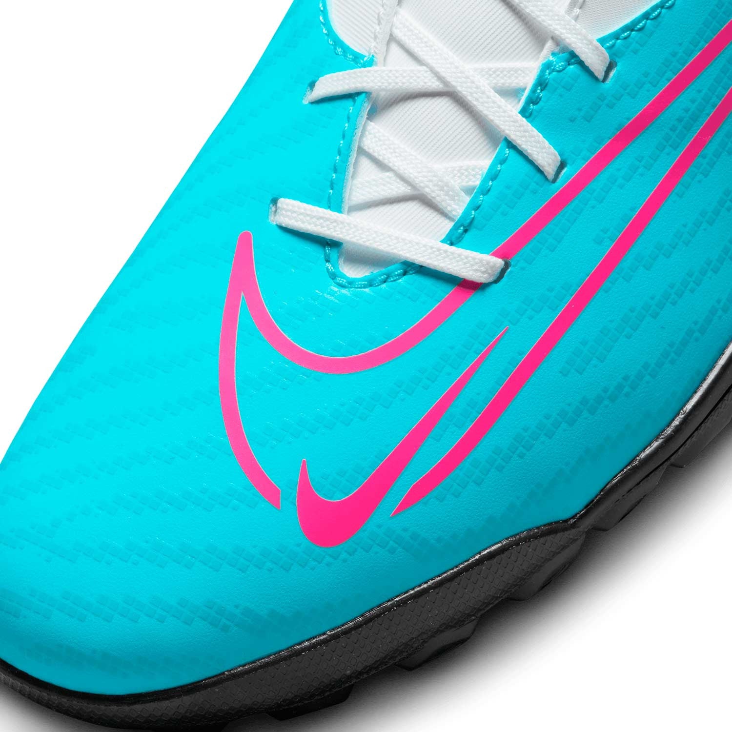 Zapatilla Nike Phantom GX Club TF Blanca/Celeste