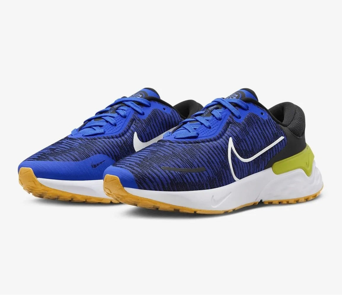Zapatilla Nike Renew Run 4 Hombre Azul/Blanca